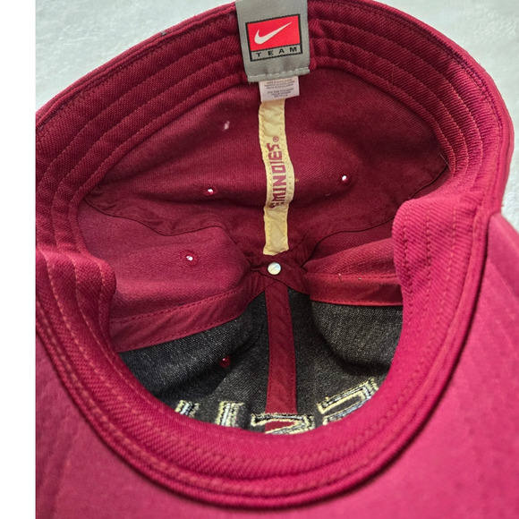 Nike Team Hat Florida State Seminoles Men’s OSFM Stretch Fitted Red FSU Cap - Picture 3 of 7